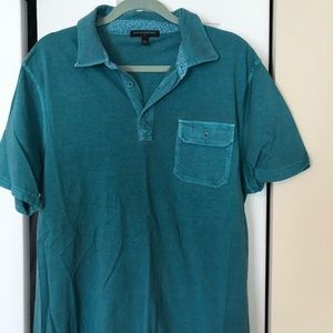 Men’s Aqua Blue Banana Republic Polo